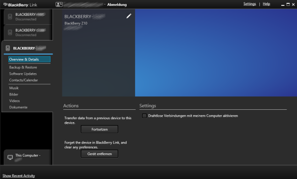 BlackBerry Link 1.2 inoffiziell zum Download verfügbar / Update: jetzt offiziell