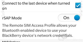 BlackBerry 10.2 rSAP