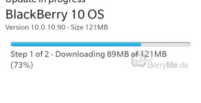 BlackBerry Z10 OS Update