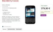 BlackBerry Classic bei Vodafone Deutschland für 379,90€ ohne Vertrag vorbestellbar