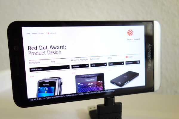BlackBerry Q5, Q10 und Z30 erhalten Red Dot Award