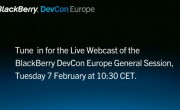 BlackBerry DevCon Europe Live Webcast am Dienstag den 07. Februar 2012