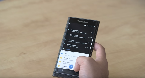 Erstes offizielles BlackBerry Priv Video