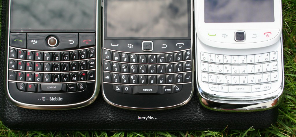 Keyboards im Vergleich Bold 9000, Bold 9900, Torch 9800