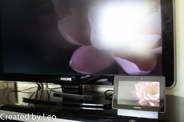 PlayBook Dock selbst gebaut – mit HDMI-Anschluss