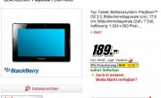 Muttertagsangebot – BlackBerry PlayBook für 189€ bei MediaMarkt mit eigenem Werbeclip