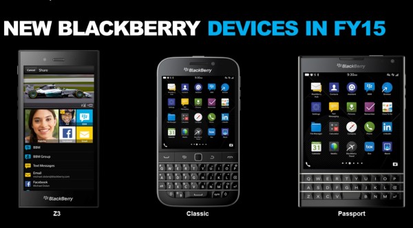 BlackBerry zeigt offizielle Bilder des BlackBerry Classic und Passport