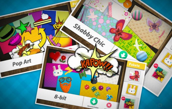 Drei neue Themepacks für Scrapbook 2.0 – Pop Art, 8-Bit und Shabby Chic