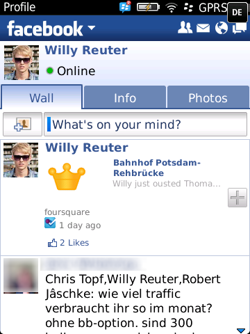 Facebook 2.0 Profil