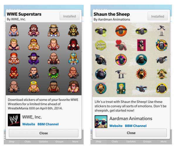 BBM Update für BlackBerry, iPhone und Android bringt Sticker und mehr